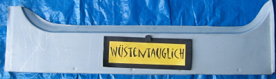 W�stentauglich - Landcruiser J4 Reparaturblech